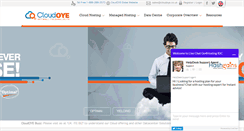 Desktop Screenshot of cloudoye.co.uk